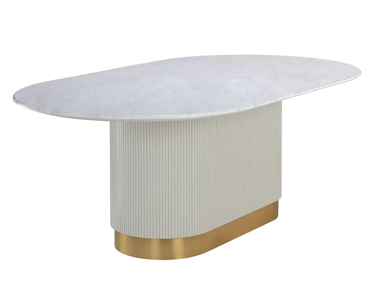 Sunpan Paloma Dining Table 84" Oval 110254
