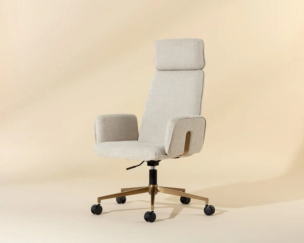 SUNPAN KALEV OFFICE CHAIR - CHACHA CREAM  110264