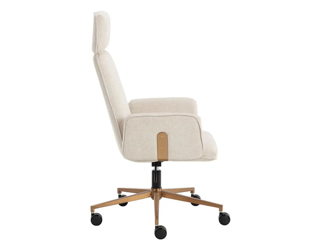 SUNPAN KALEV OFFICE CHAIR - CHACHA CREAM  110264