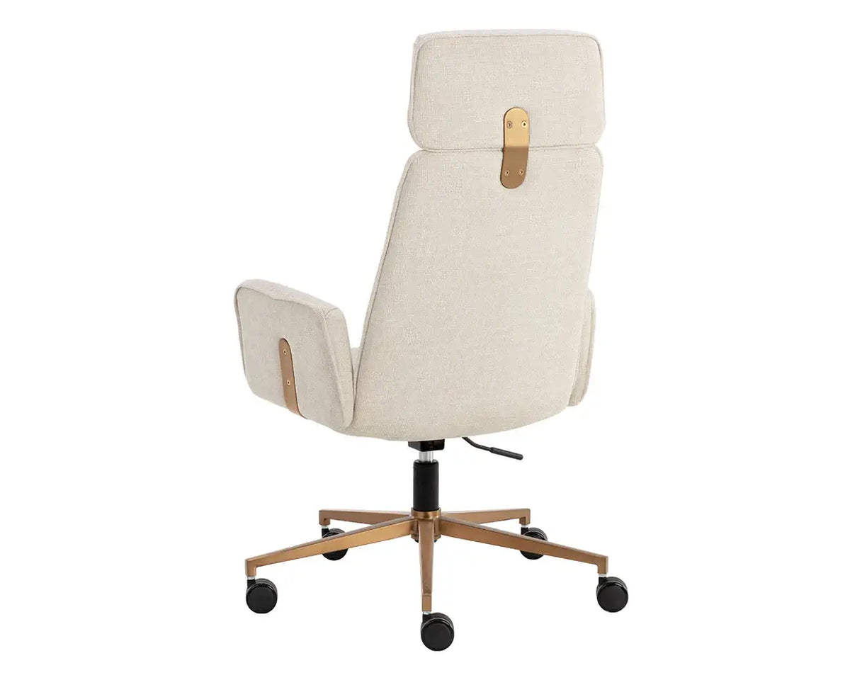 SUNPAN KALEV OFFICE CHAIR - CHACHA CREAM  110264