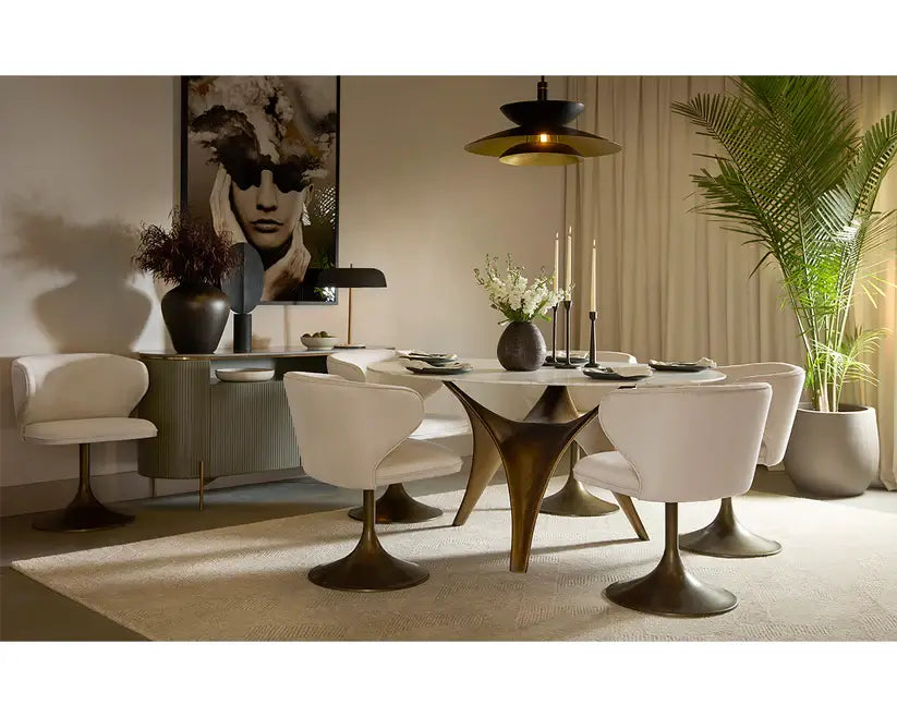 SUNPAN BIJON DINING TABLE - 59" 110381