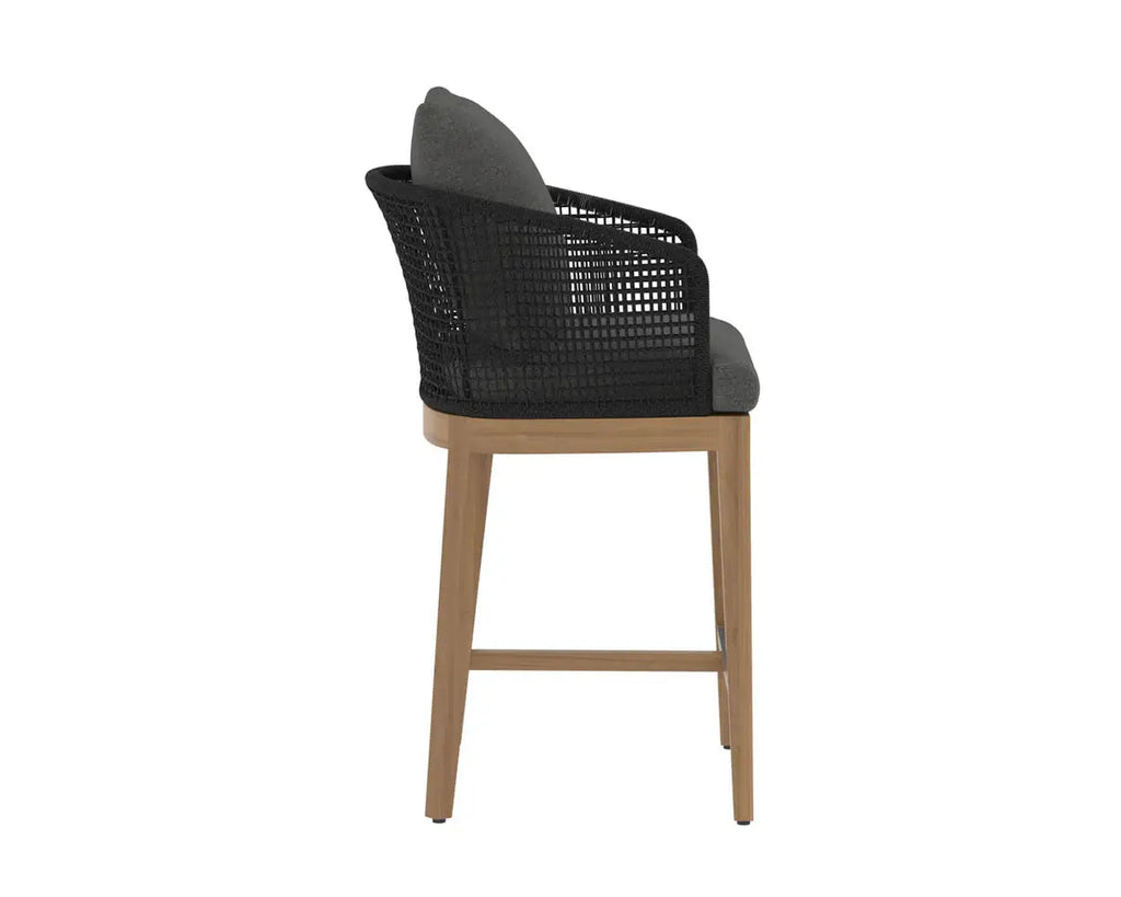 SUNPAN CAPRI COUNTER STOOL - NATURAL - GRACEBAY GREY 110439