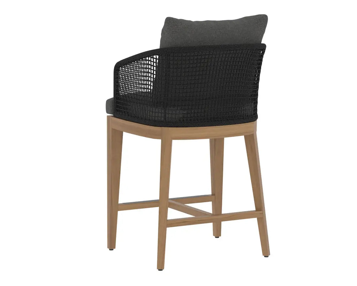 SUNPAN CAPRI COUNTER STOOL - NATURAL - GRACEBAY GREY 110439