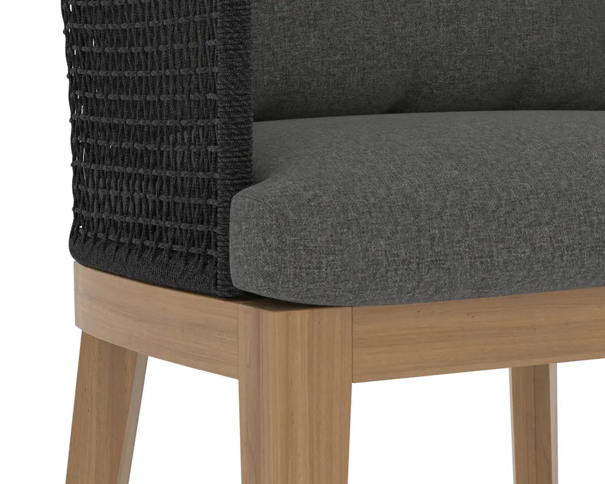 SUNPAN CAPRI COUNTER STOOL - NATURAL - GRACEBAY GREY 110439