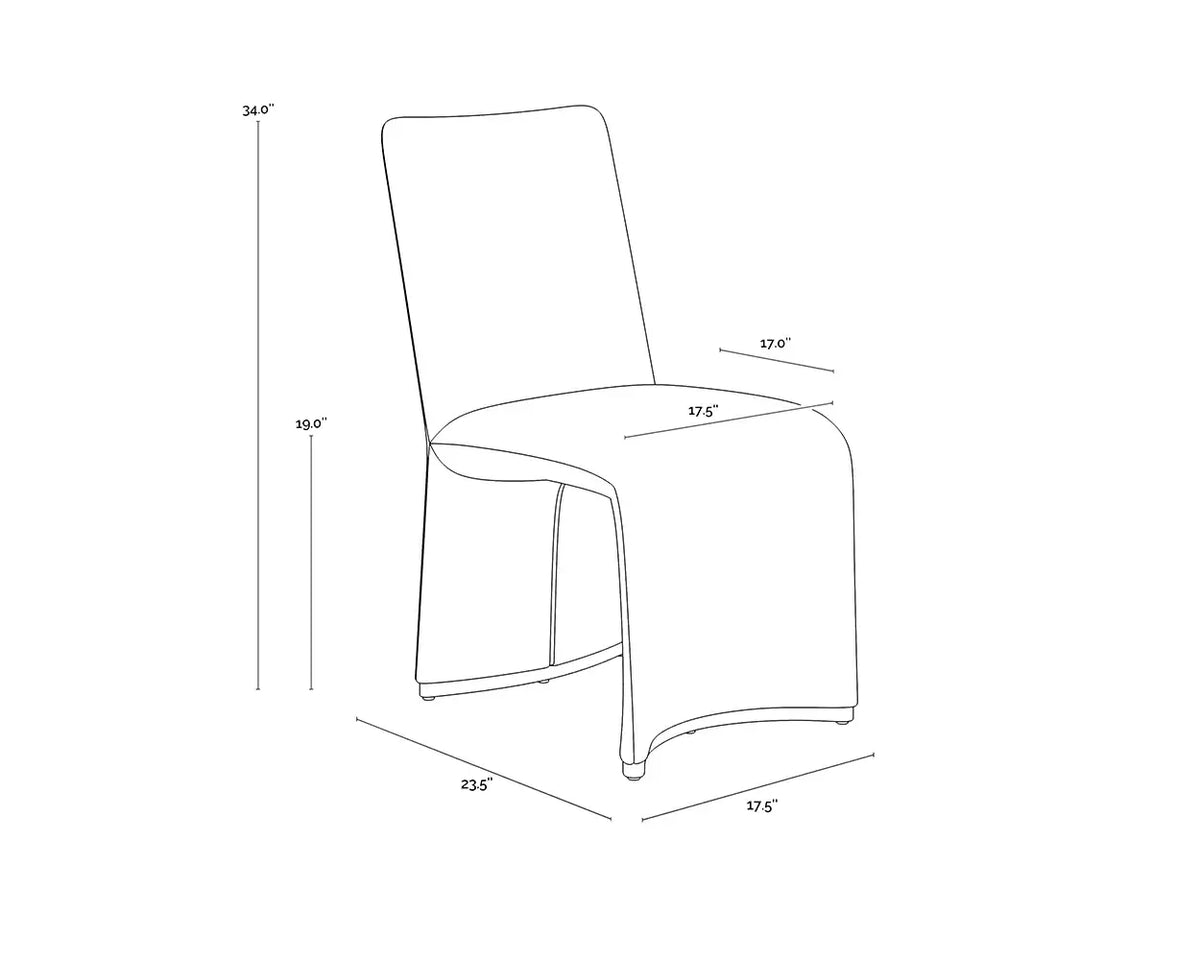 SUNPAN ILUKA DINING CHAIR TEAL SET OF TWO 110455