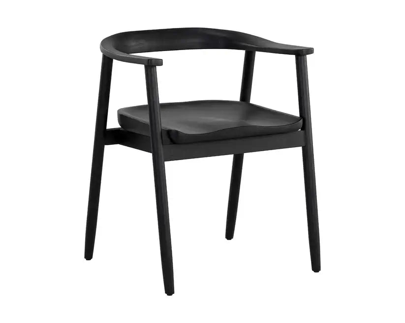 SUNPAN JEREMY DINING ARMCHAIR BLACK 110457