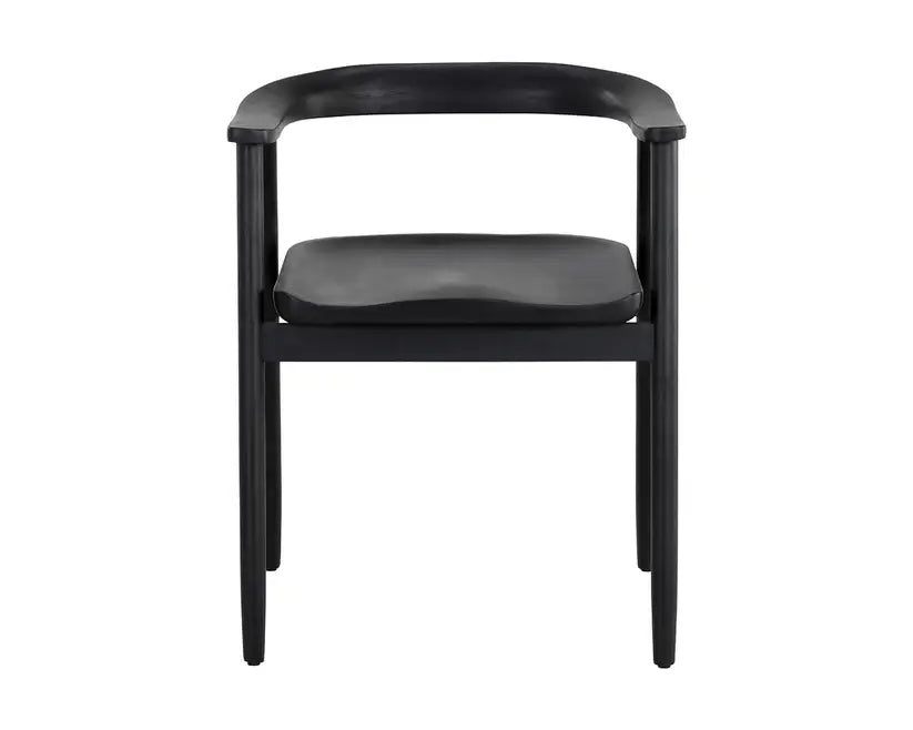 SUNPAN JEREMY DINING ARMCHAIR BLACK 110457