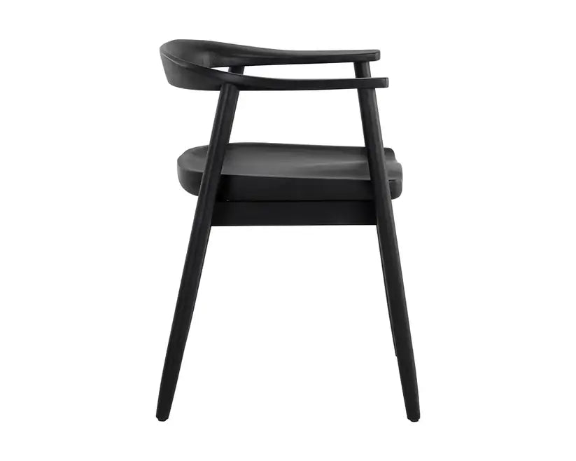 SUNPAN JEREMY DINING ARMCHAIR BLACK 110457