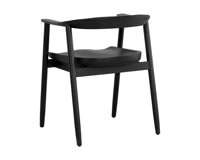 SUNPAN JEREMY DINING ARMCHAIR BLACK 110457