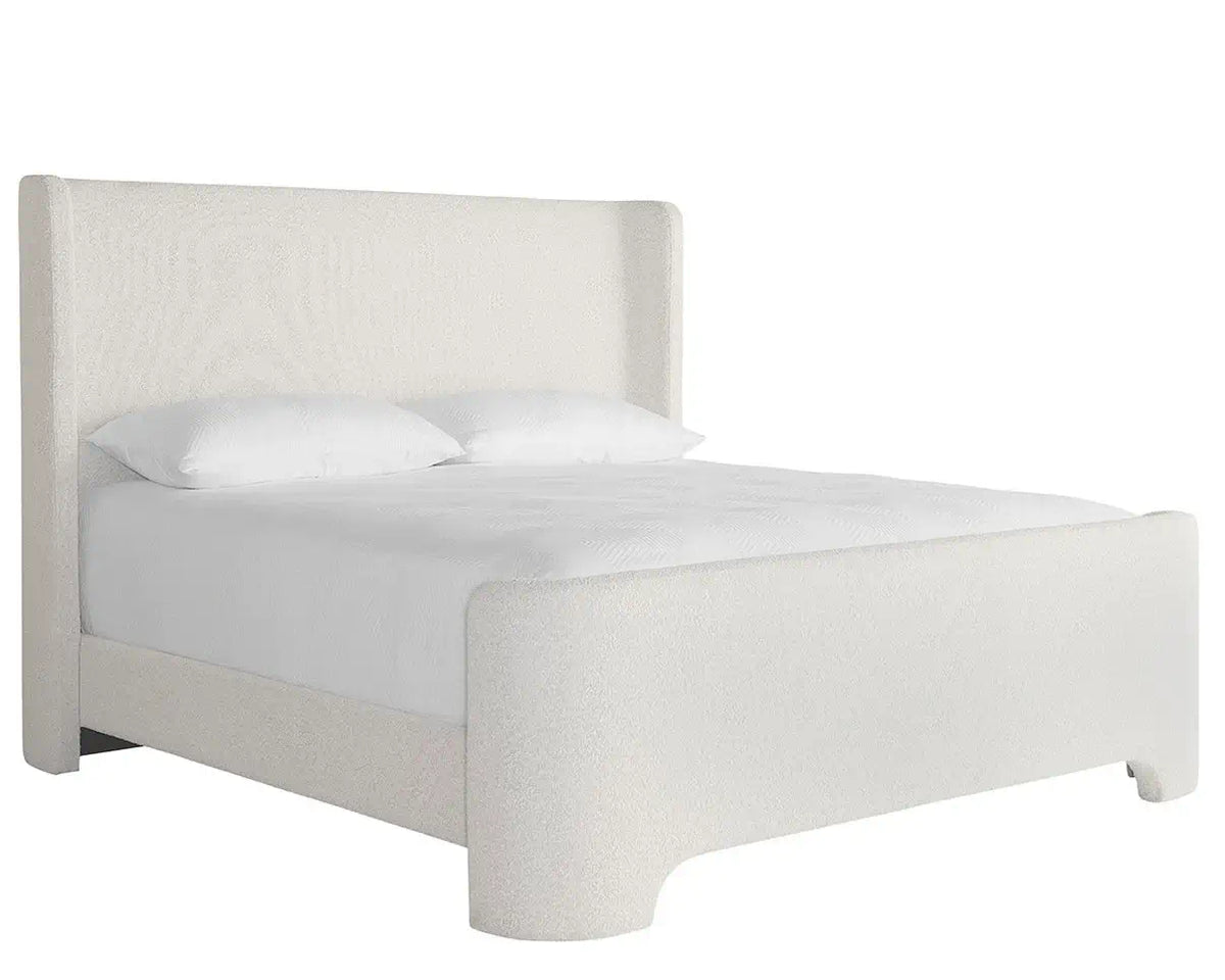 SUNPAN  IVES BED - KING - COPENHAGEN WHITE 112524