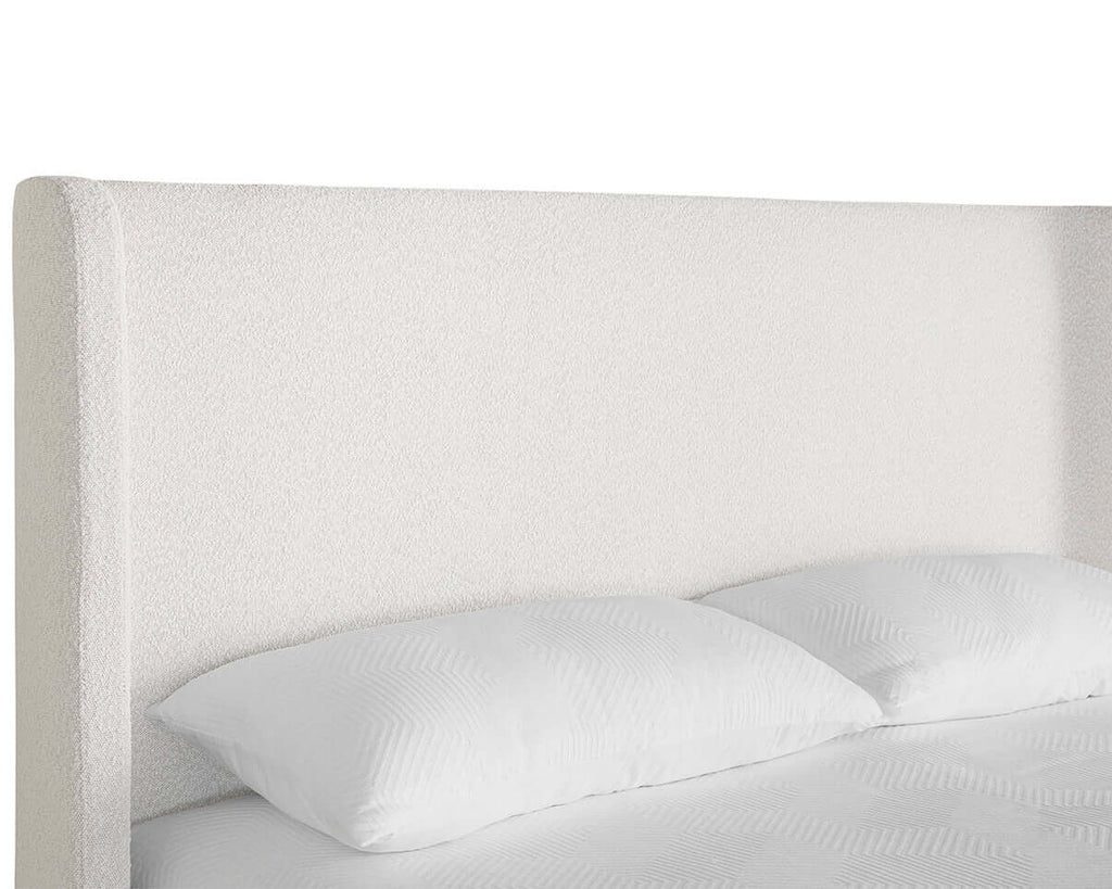 SUNPAN  IVES BED - KING - COPENHAGEN WHITE 112524