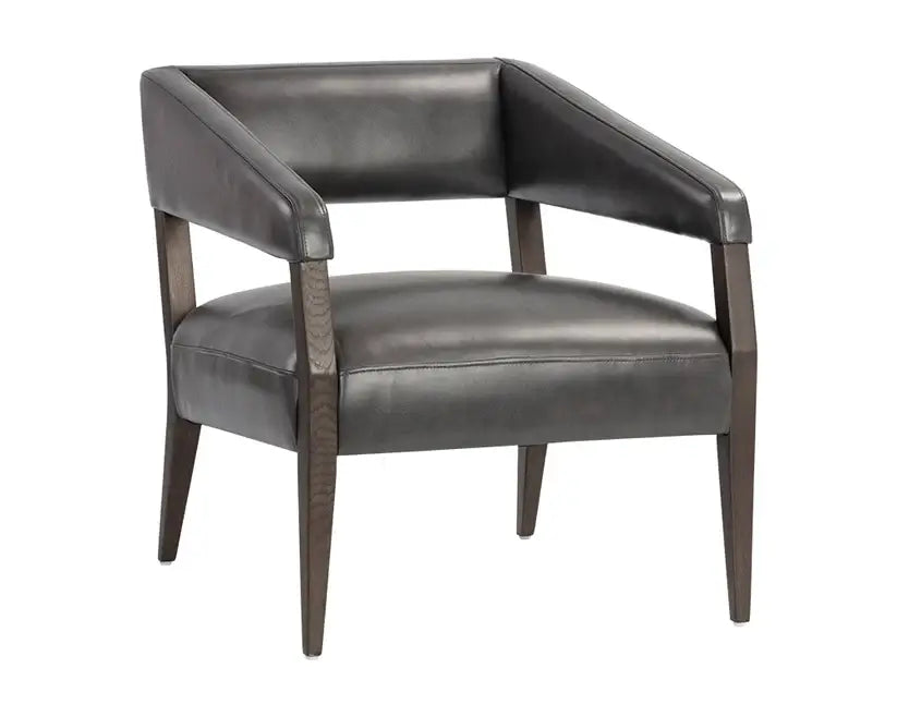 Sunpan Carlyle Lounge Chair Brentwood Charcoal 110530