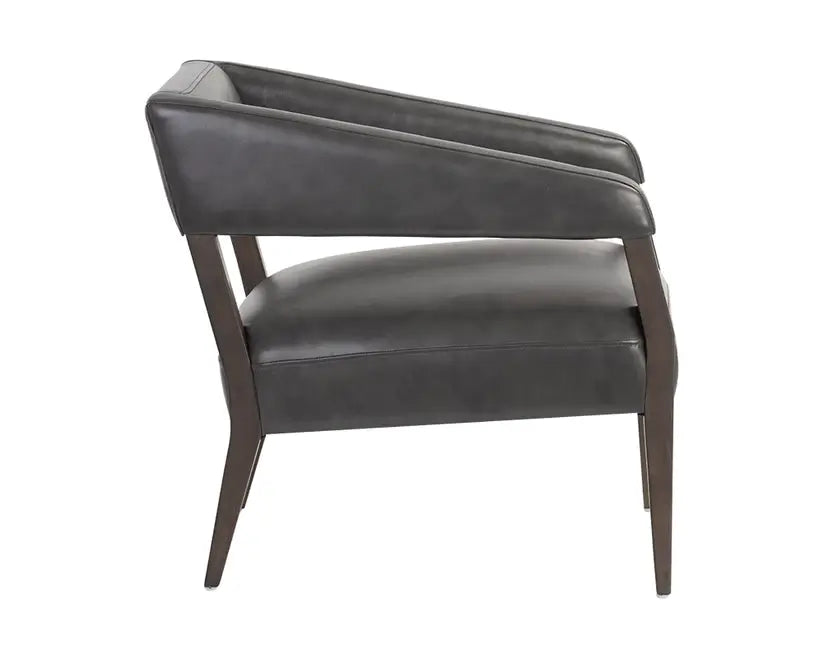 Sunpan Carlyle Lounge Chair Brentwood Charcoal 110530