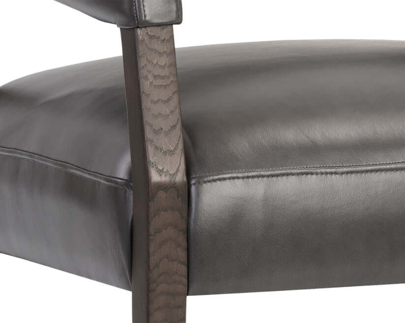 Sunpan Carlyle Lounge Chair Brentwood Charcoal 110530