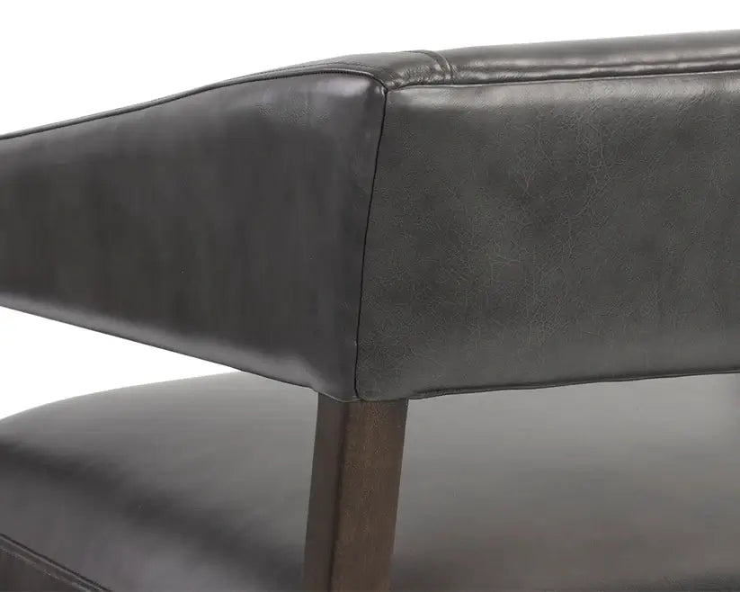 Sunpan Carlyle Lounge Chair Brentwood Charcoal 110530