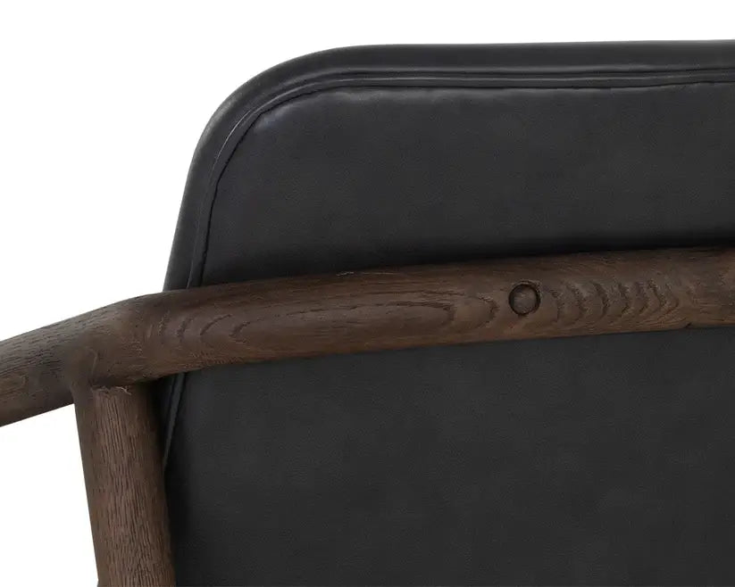 Sunpan Cinelli Lounge Chair Brentwood Charcoal 110538