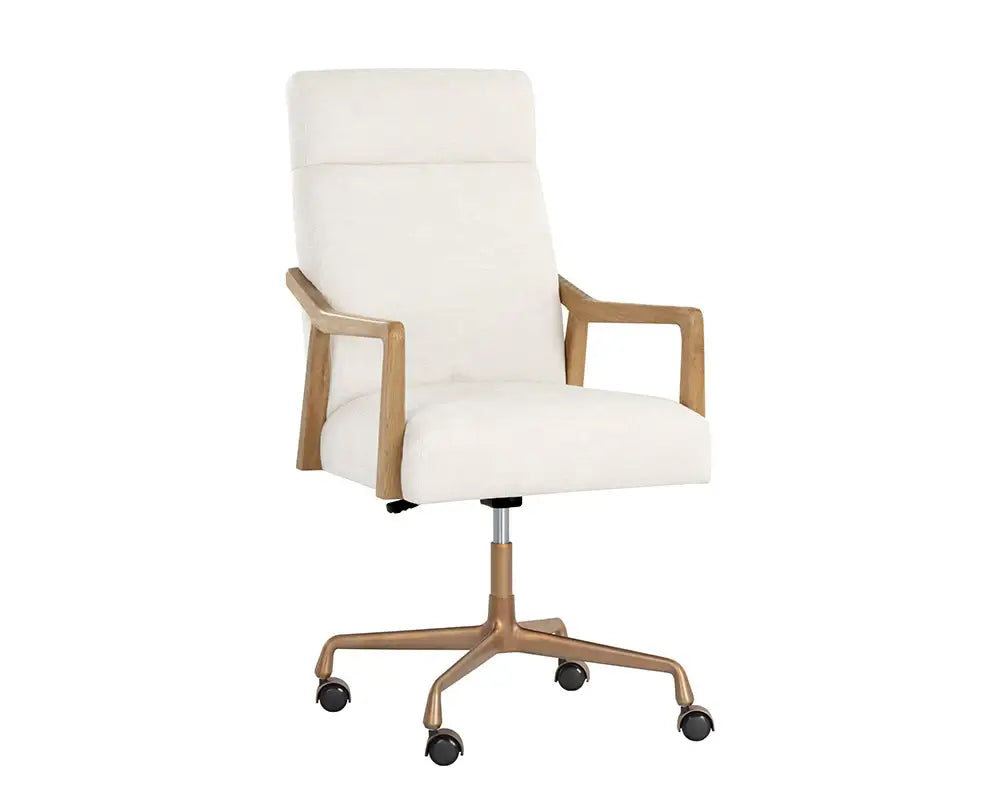 SUNPAN  COLLIN OFFICE CHAIR HEATHER IVORY TWEED 108205