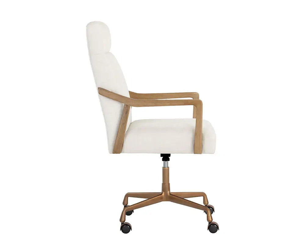 SUNPAN  COLLIN OFFICE CHAIR HEATHER IVORY TWEED 108205