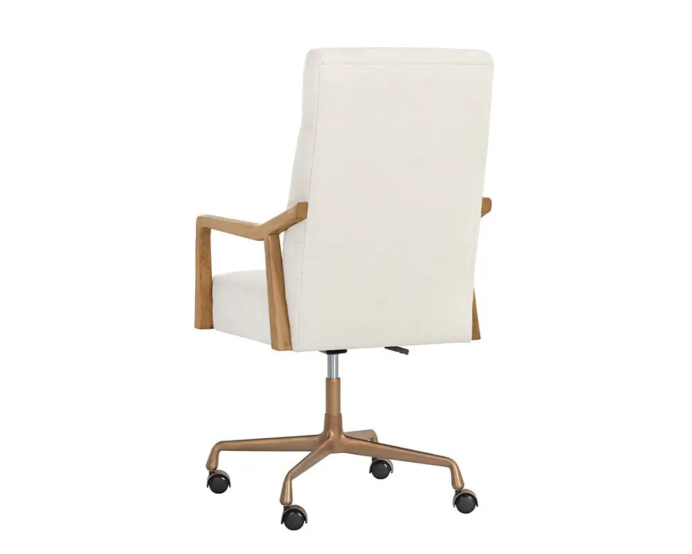 SUNPAN  COLLIN OFFICE CHAIR HEATHER IVORY TWEED 108205