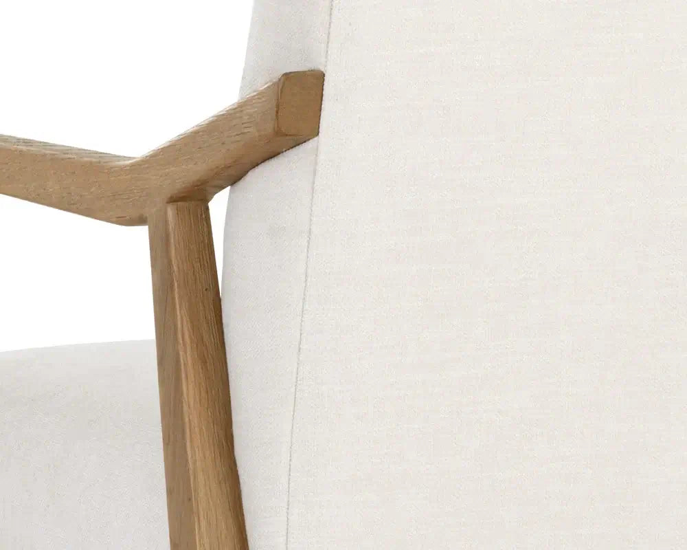 SUNPAN  COLLIN OFFICE CHAIR HEATHER IVORY TWEED 108205