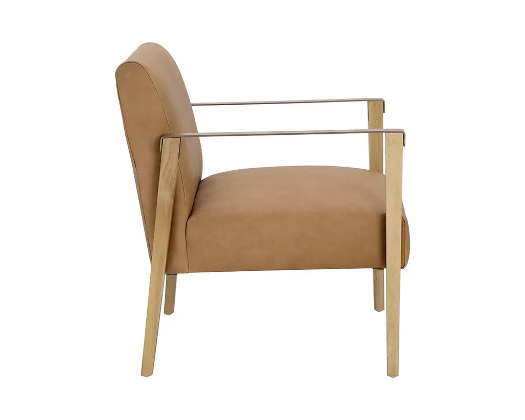 SUNPAN Earl Lounge Chair - Rustic Oak 110602