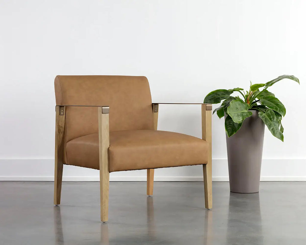 SUNPAN Earl Lounge Chair - Rustic Oak 110602