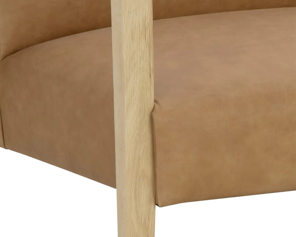 SUNPAN Earl Lounge Chair - Rustic Oak 110602