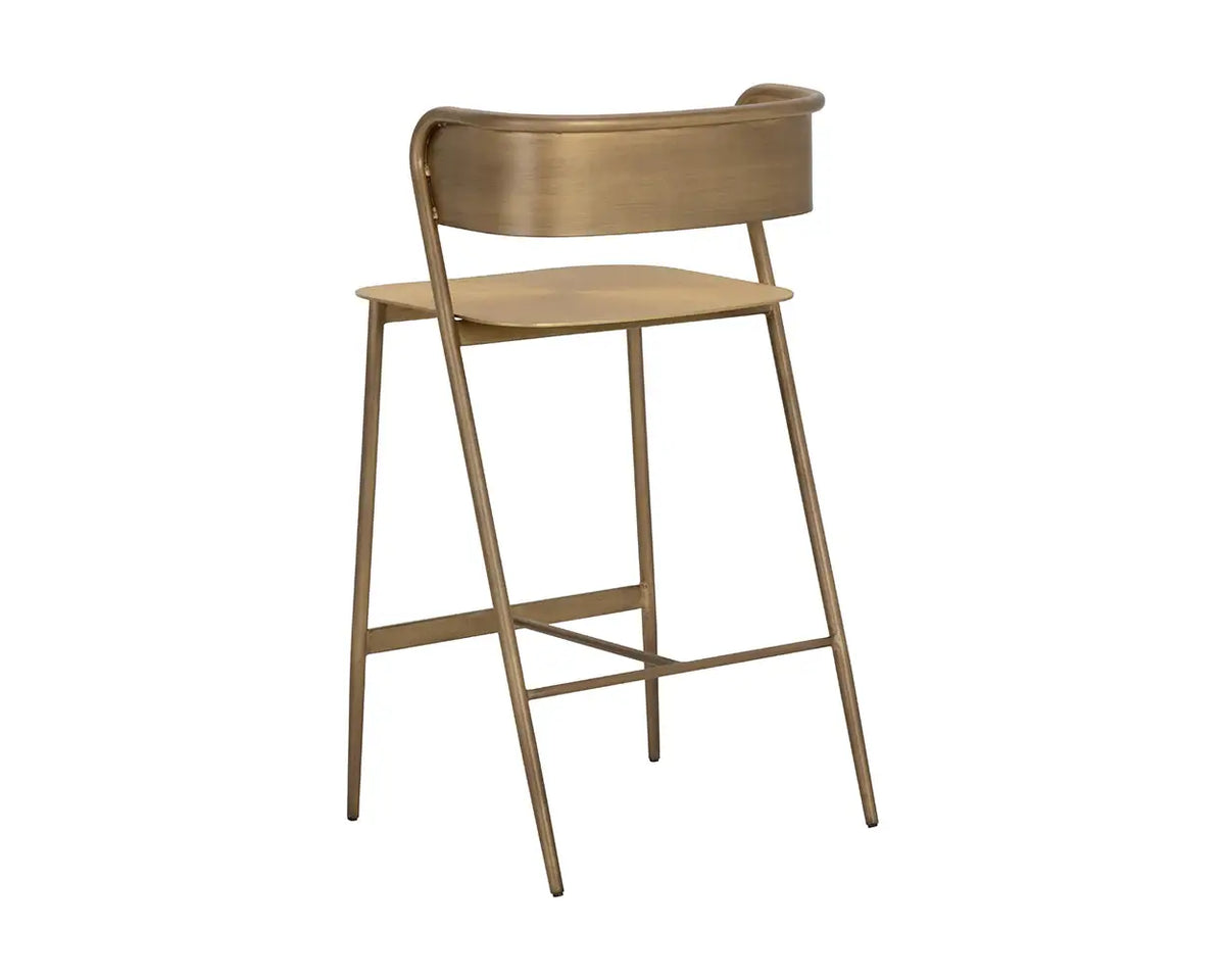 SUNPAN Keanu Counter Stool Gold 110612