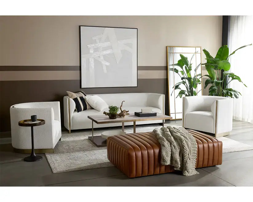 SUNPAN LARRON ARMCHAIR RHEA LIGHT BARLEY 110621