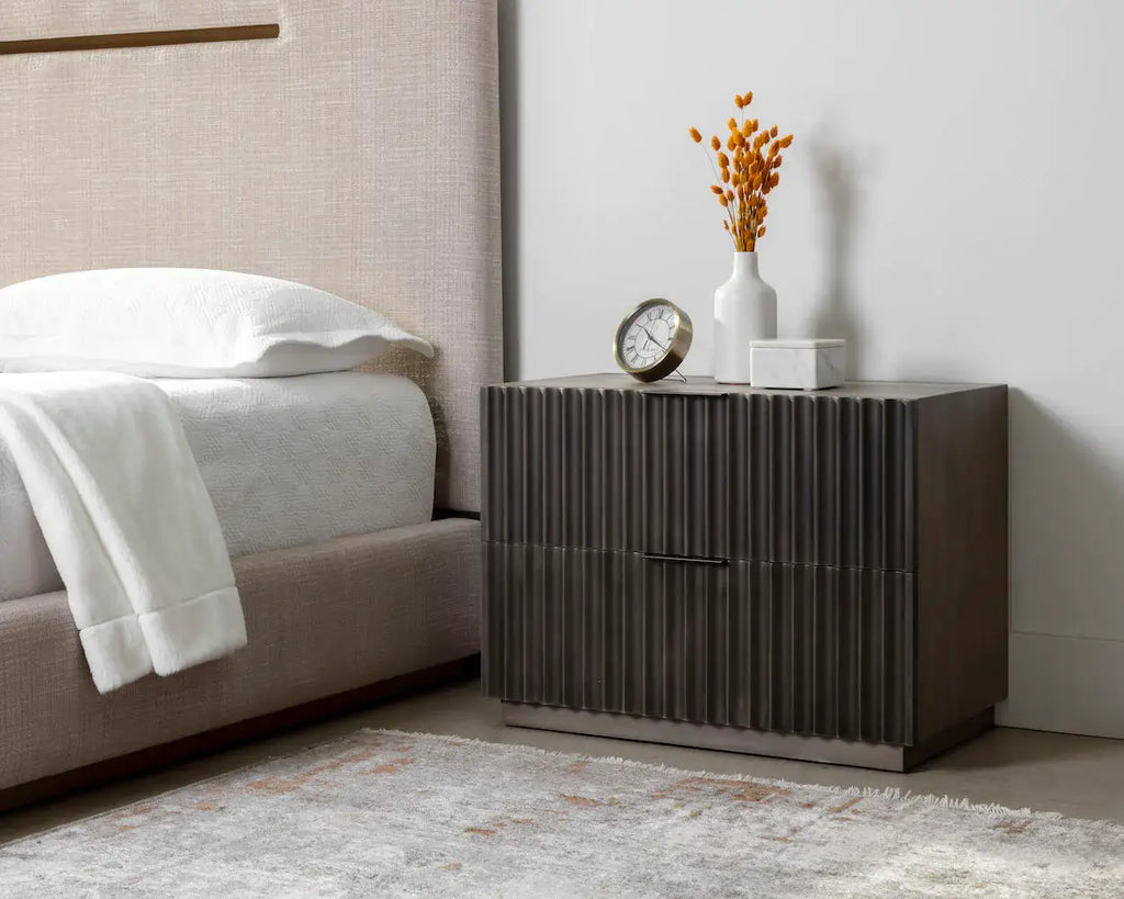SUNPAN Carlin Nightstand Taupe 110640