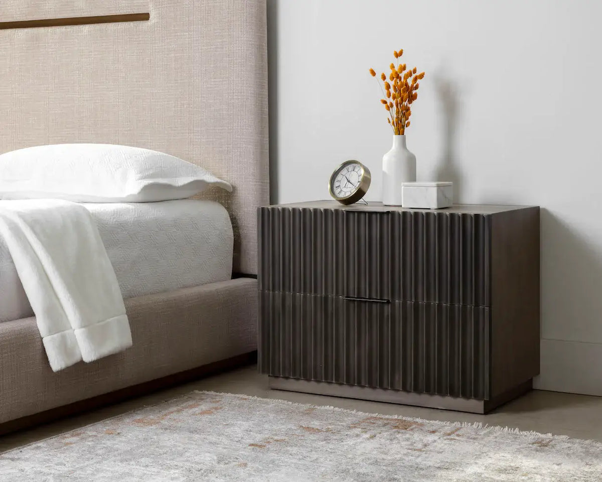 SUNPAN Carlin Nightstand Taupe 110640