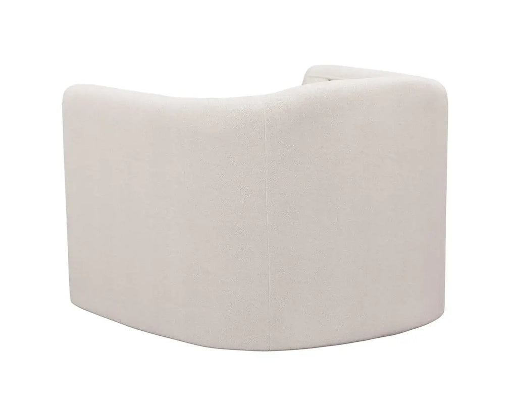 Sunpan Birrit Swivel Armchair Alaska Greige 110705