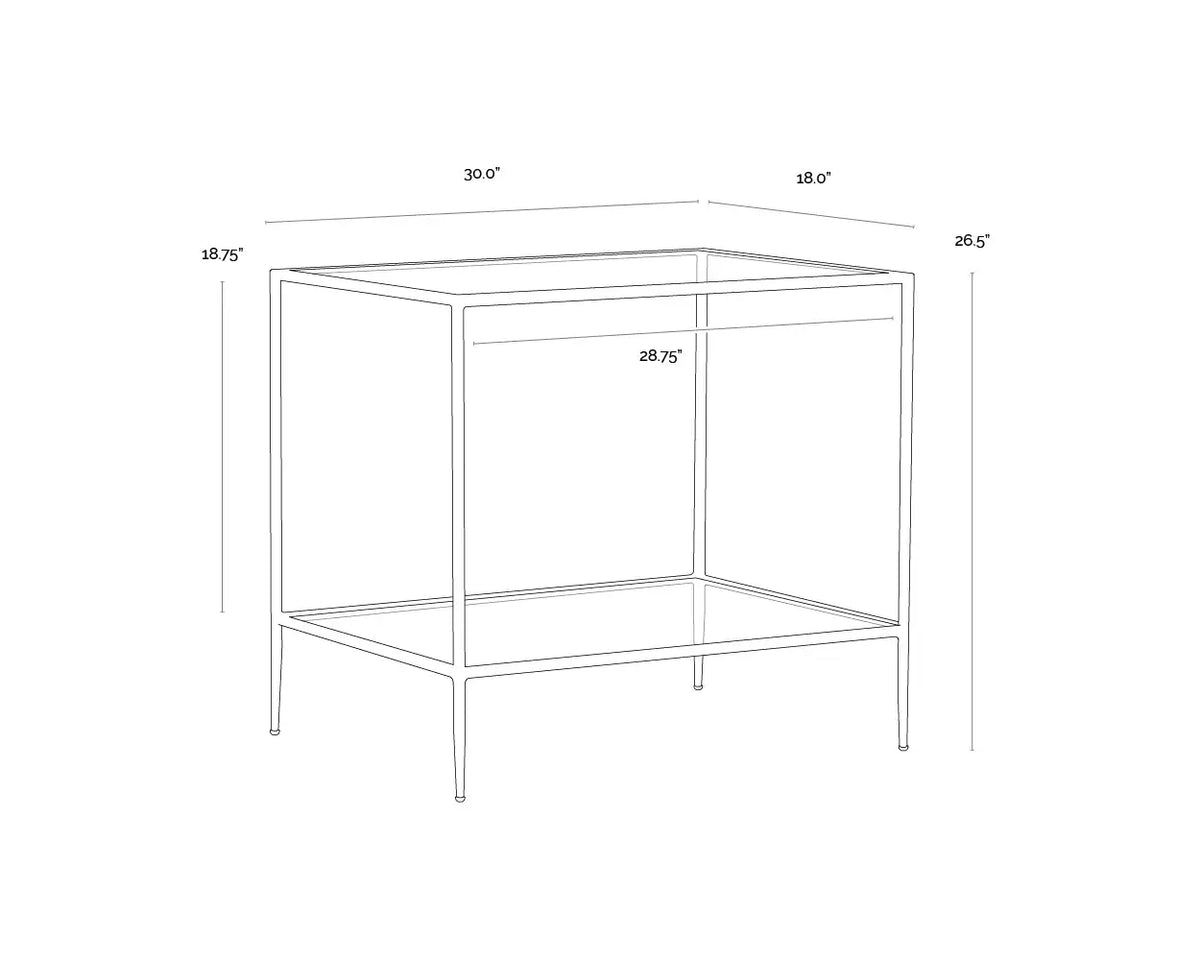 SUNPAN  EMINE NIGHTSTAND 110762