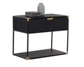 SUNPAN DOONE NIGHTSTAND BLACK 110767