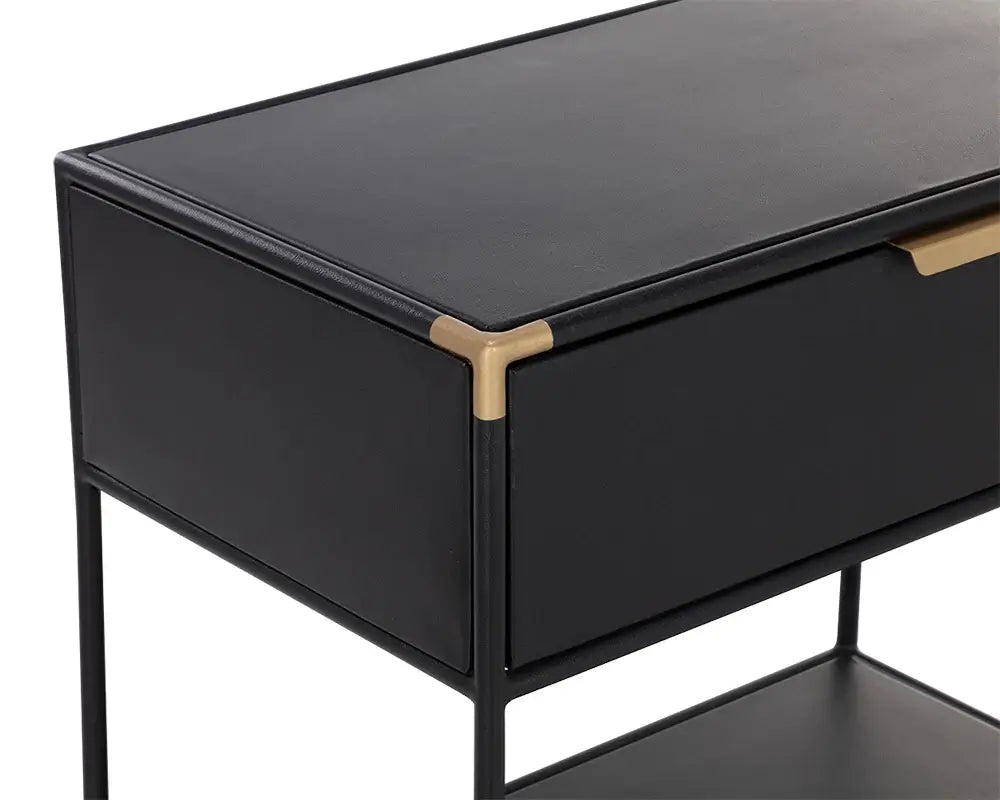 SUNPAN DOONE NIGHTSTAND BLACK 110767
