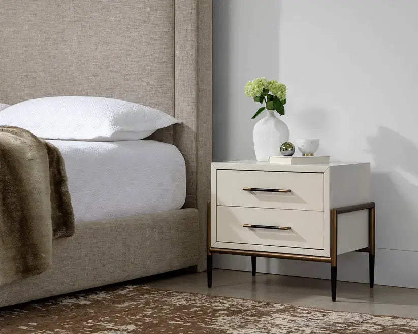 SUNPAN Weldrick Nightstand Cream 110813