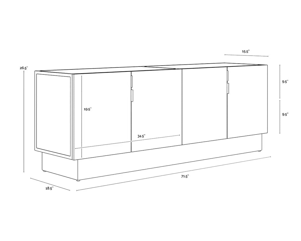 SUNPAN Caddo Sideboard 110836