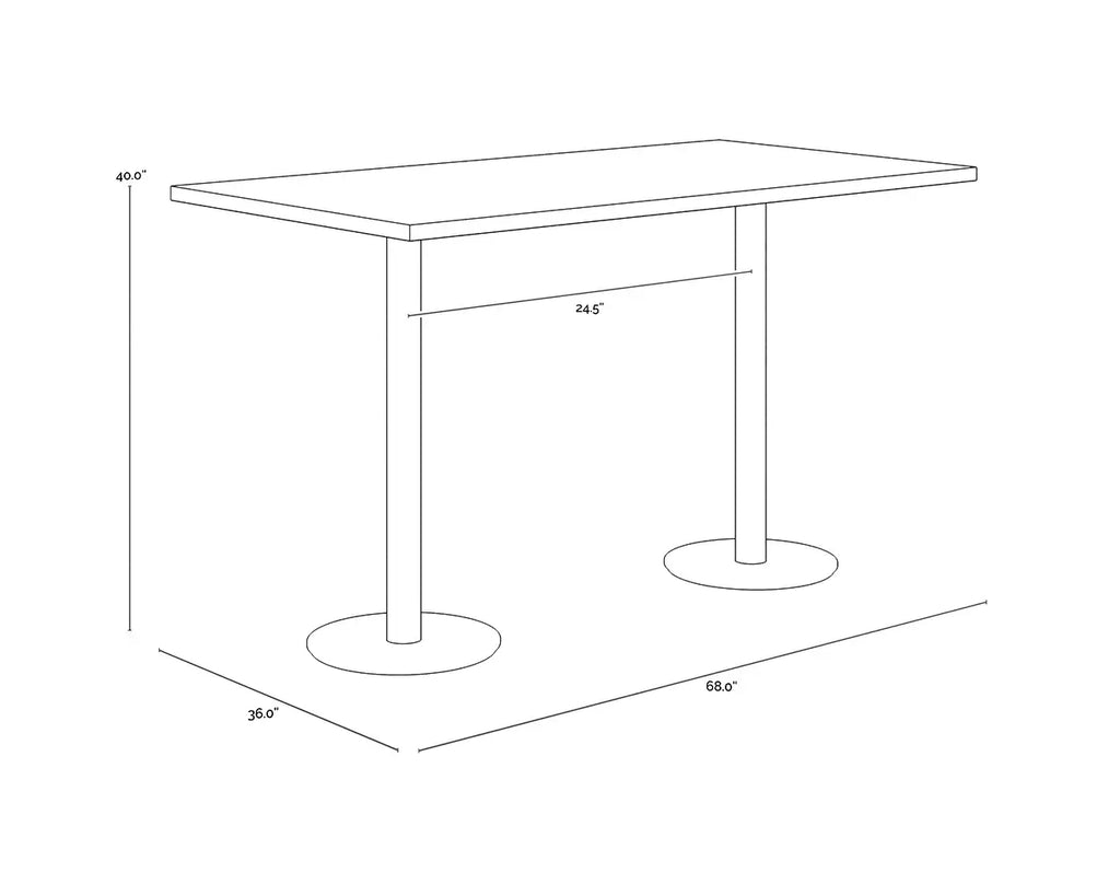 SUNPAN CORINA BAR TABLE 110859