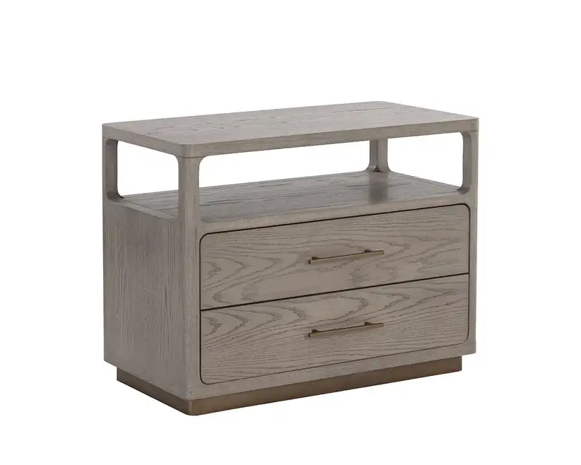 SUNPAN DANETTE NIGHTSTAND GREIGE 110926