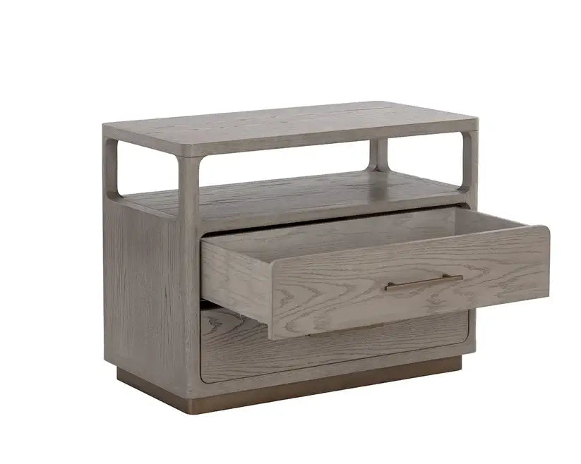 SUNPAN DANETTE NIGHTSTAND GREIGE 110926
