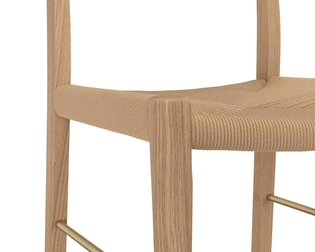 SUNPAN BONDI COUNTER STOOL - LIGHT OAK 110982