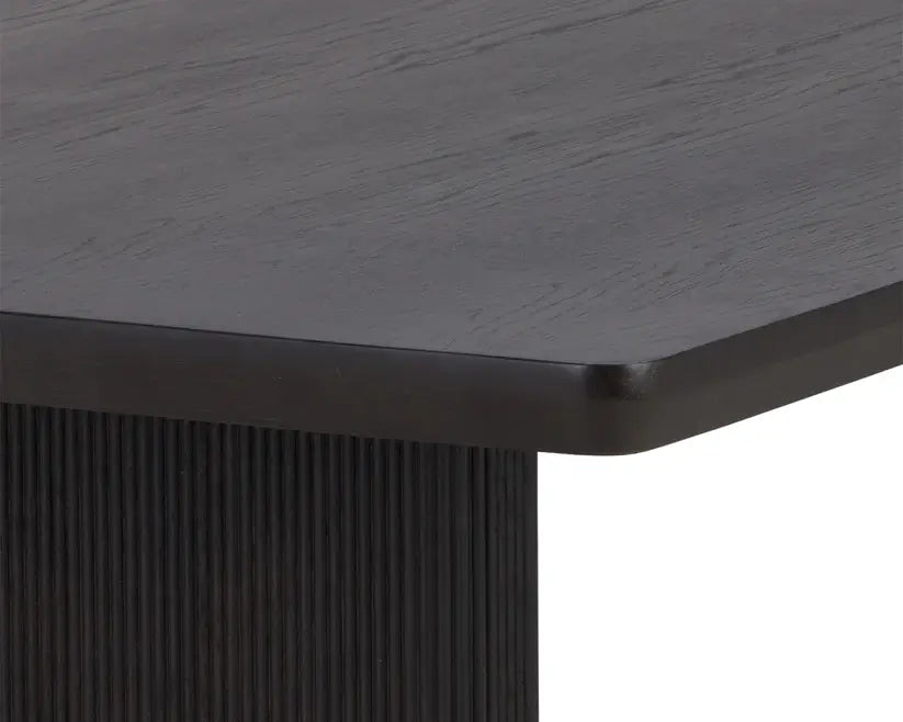 SUNPAN Kalla Dining Table 96"Rectangular Charcoal 110990