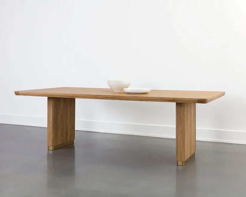 SUNPAN Kalla Dining Table 96" Rectangular Natural 110992