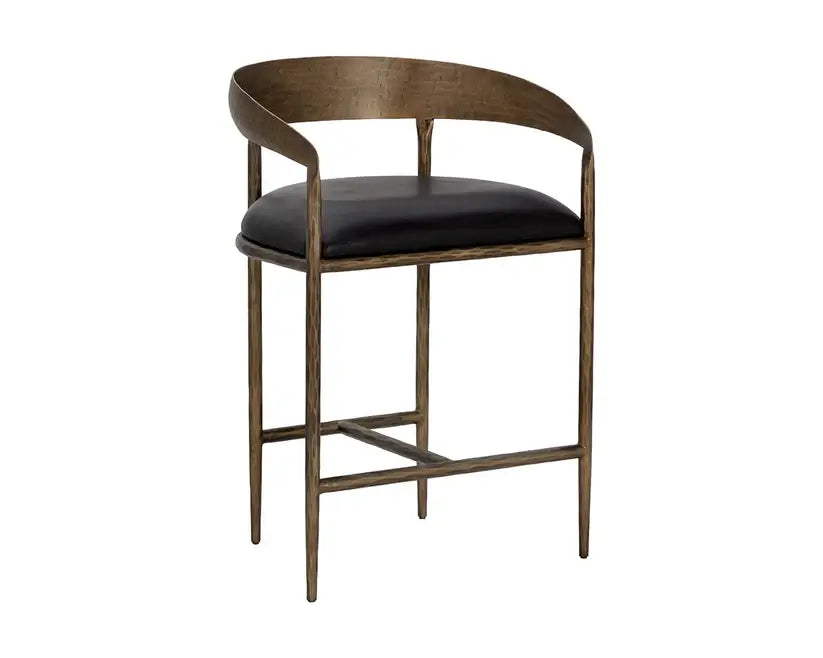 SUNPAN ZANATTA COUNTER STOOL BLACK 111000