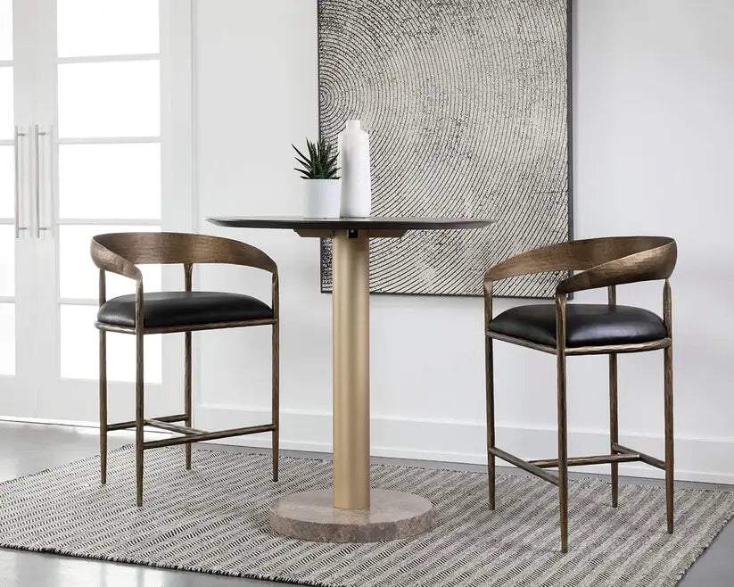 SUNPAN ZANATTA COUNTER STOOL BLACK 111000