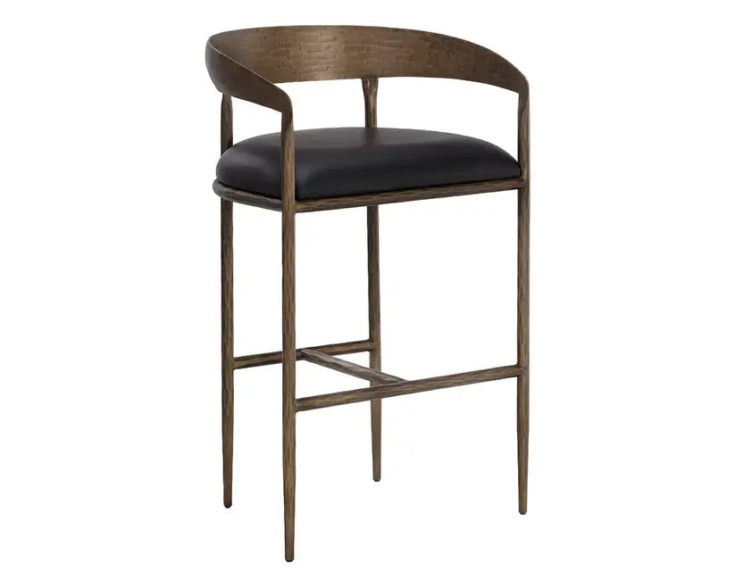 SUNPAN ZANATTA BARSTOOL CHARCOAL BLACK 111001