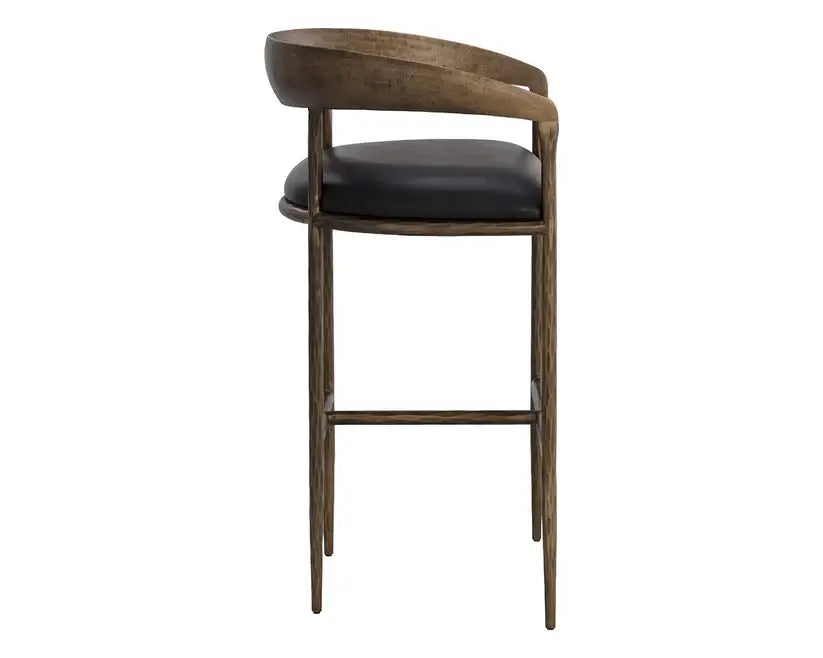 SUNPAN ZANATTA BARSTOOL CHARCOAL BLACK 111001