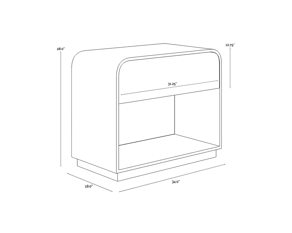 SUNPAN Algarve Nightstand 111016