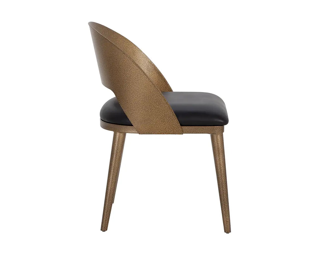 Sunpan Dezirae Dining Chair - Antique Brass 111041