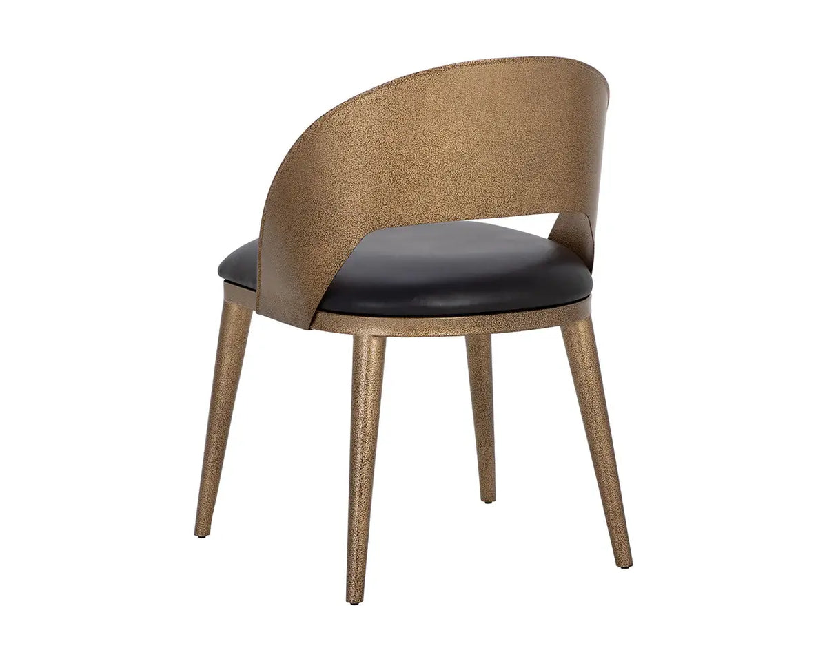 Sunpan Dezirae Dining Chair - Antique Brass 111041